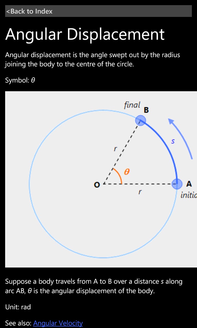 Physics Dictionary for Alevel for Windows 10 Mobile