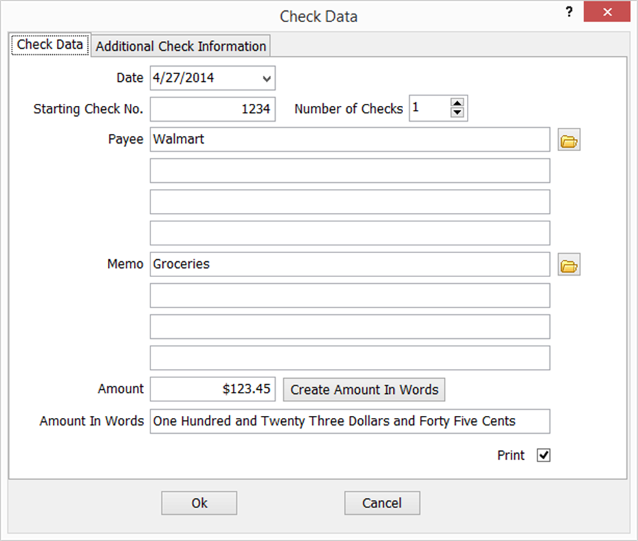 #3. Print Checks (Windows) โดย: WWW.JUSTAPPS.COM