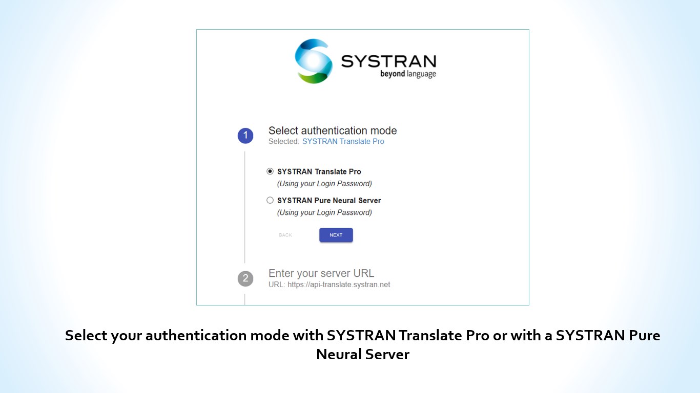 systran translator