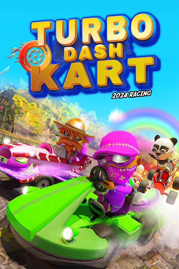 Turbo Dash Kart 2024 Racing Xbox Series X|S and Xbox One cover art