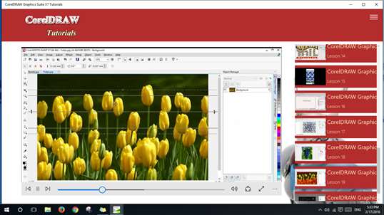 CorelDRAW Graphics Suite X7 Tutorials screenshot 2