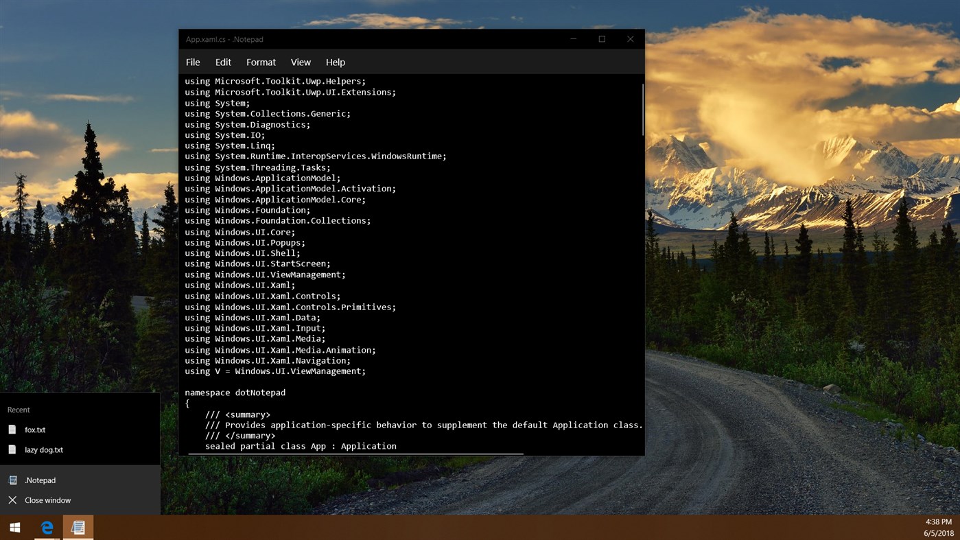 #3. .Notepad (Windows) 게시자: Hereafter2
