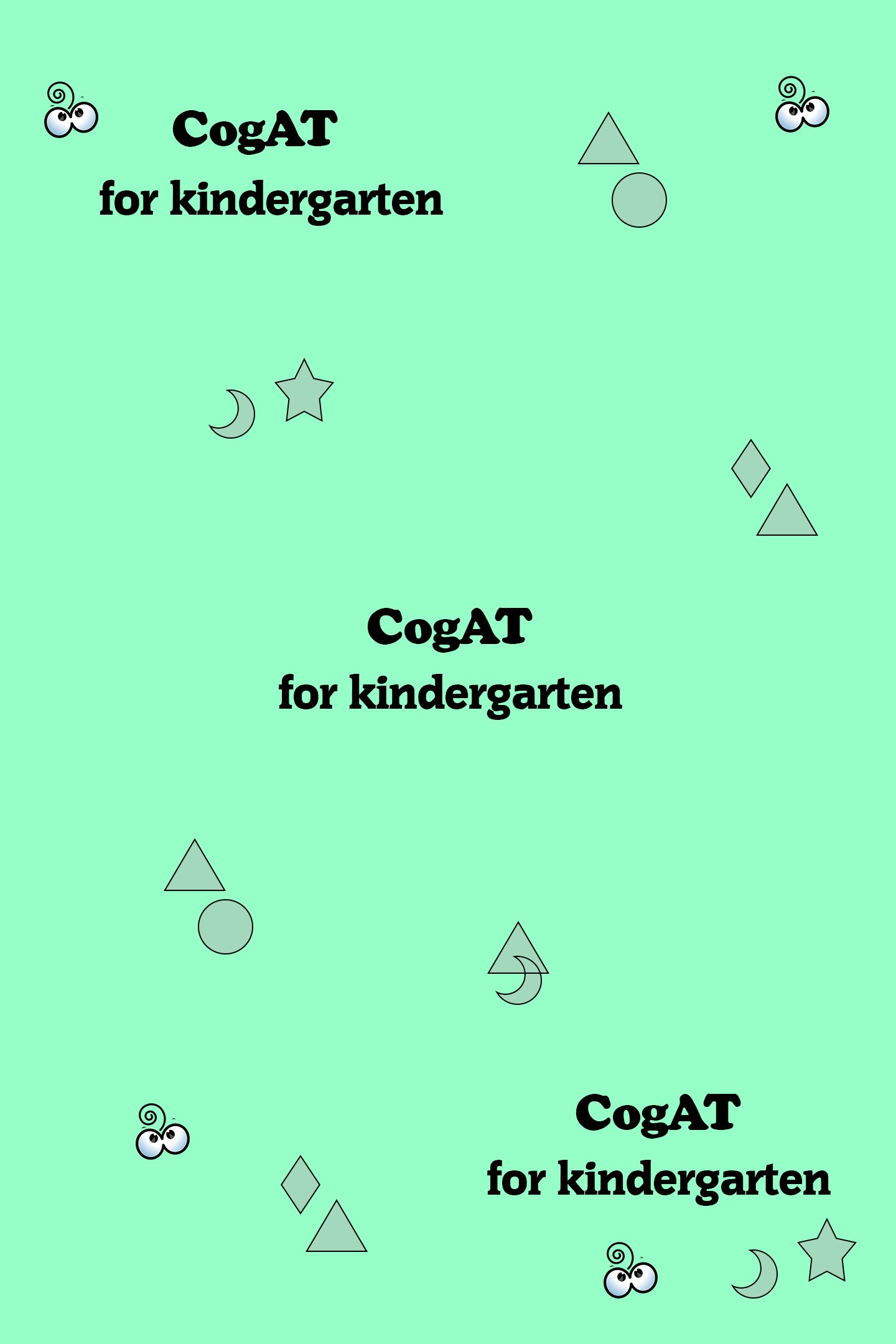 Cogat for kindergarten