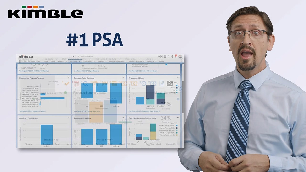 Snapshot 1 of Kimble Professional Services Automation (PSA)