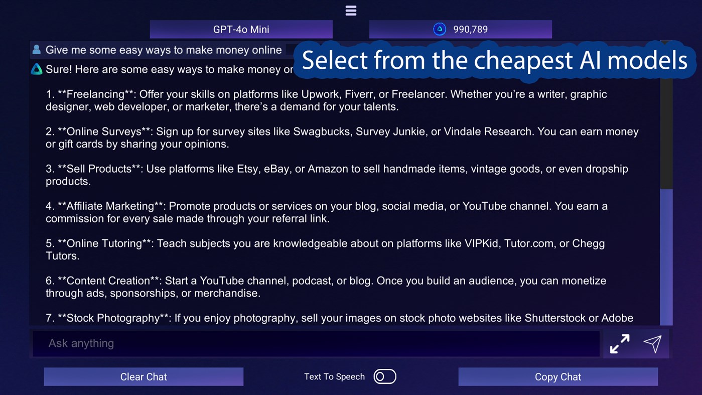 #2. AI Chat for the Desktop (Windows) By: EdgeWay Software