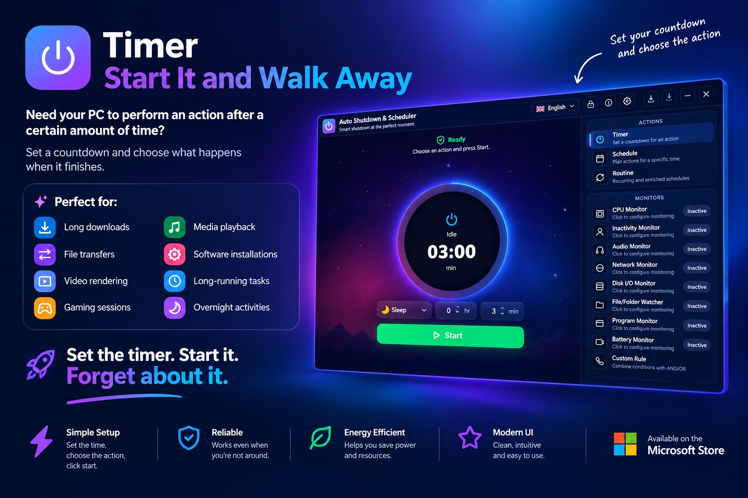 Auto Shutdown & Scheduler screenshot