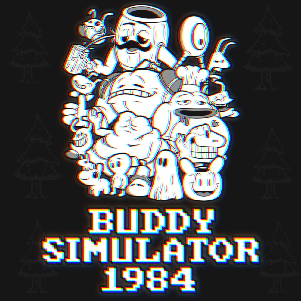 (Buddy Simulator 1984) الأصدقاء المحاكي 1984 cover art (full size)