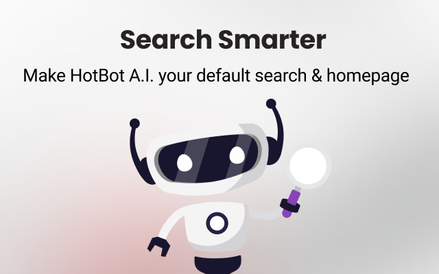 HotBot Search with AI and Homepage for Edge