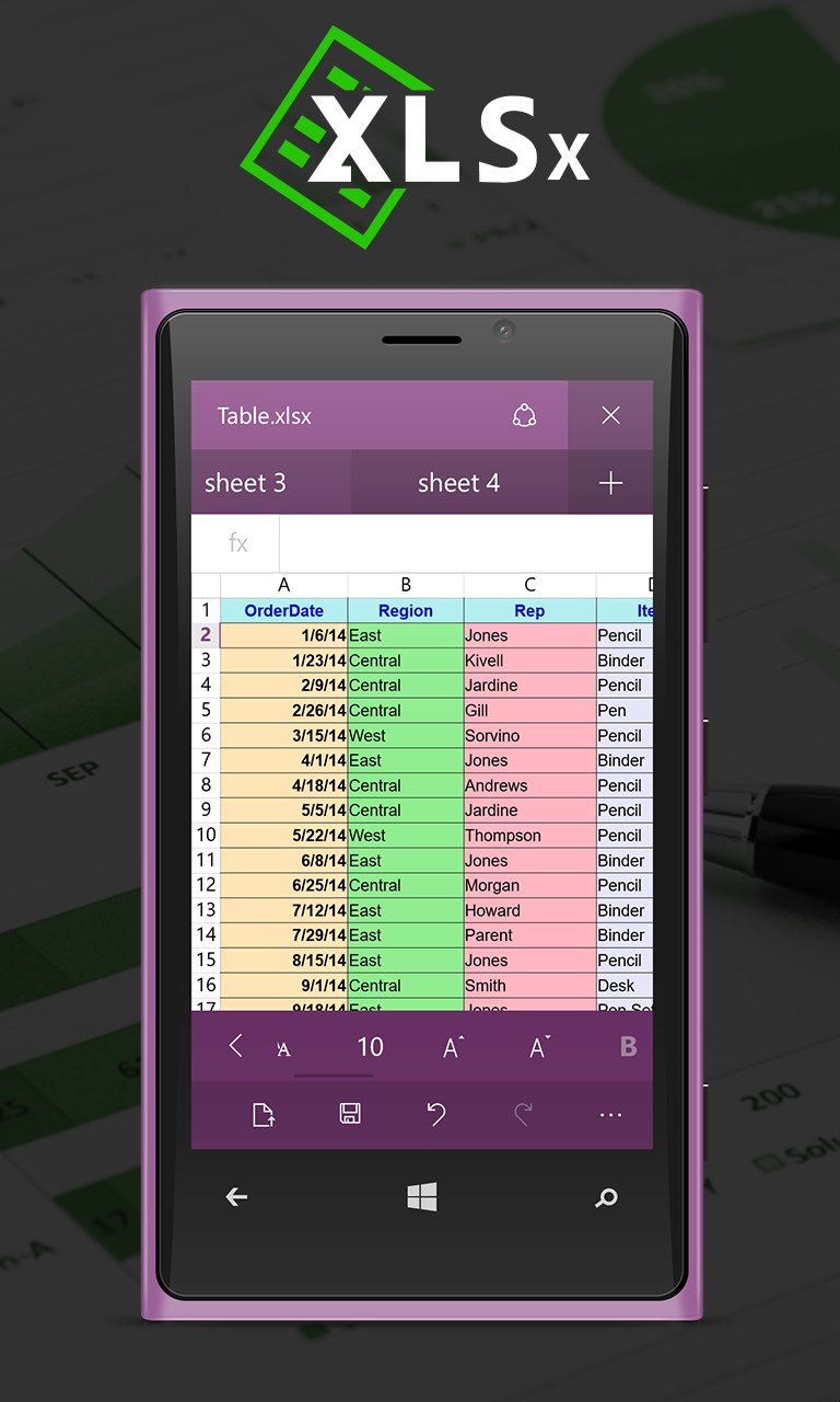 XLS(x) Editor for Windows 10