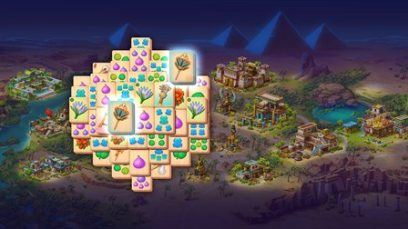 Pyramid of Mahjong: um quebra-cabeça de combinar peças e um jogo de  construção de cidades::Appstore for Android