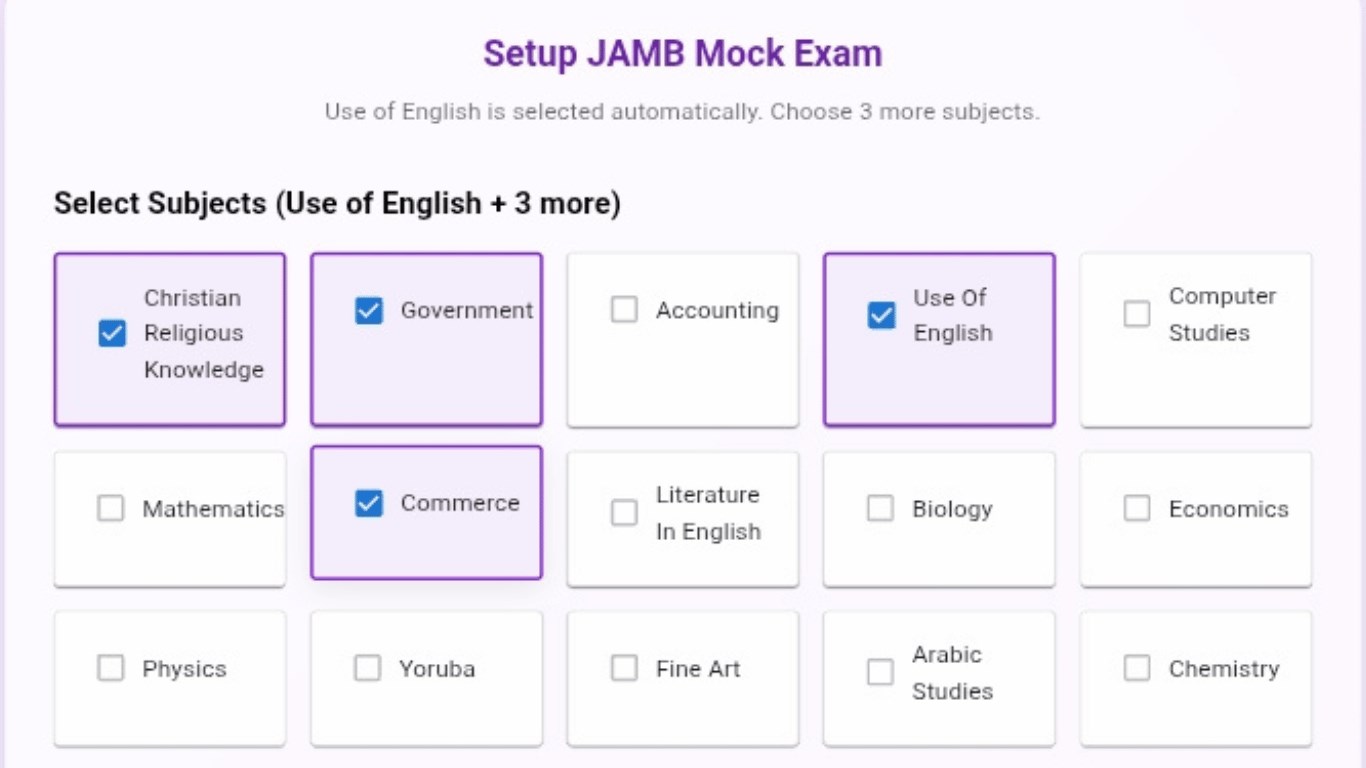 JAMB CBT+ WAEC Exam Practice 2027 - MyQuest Software screenshot