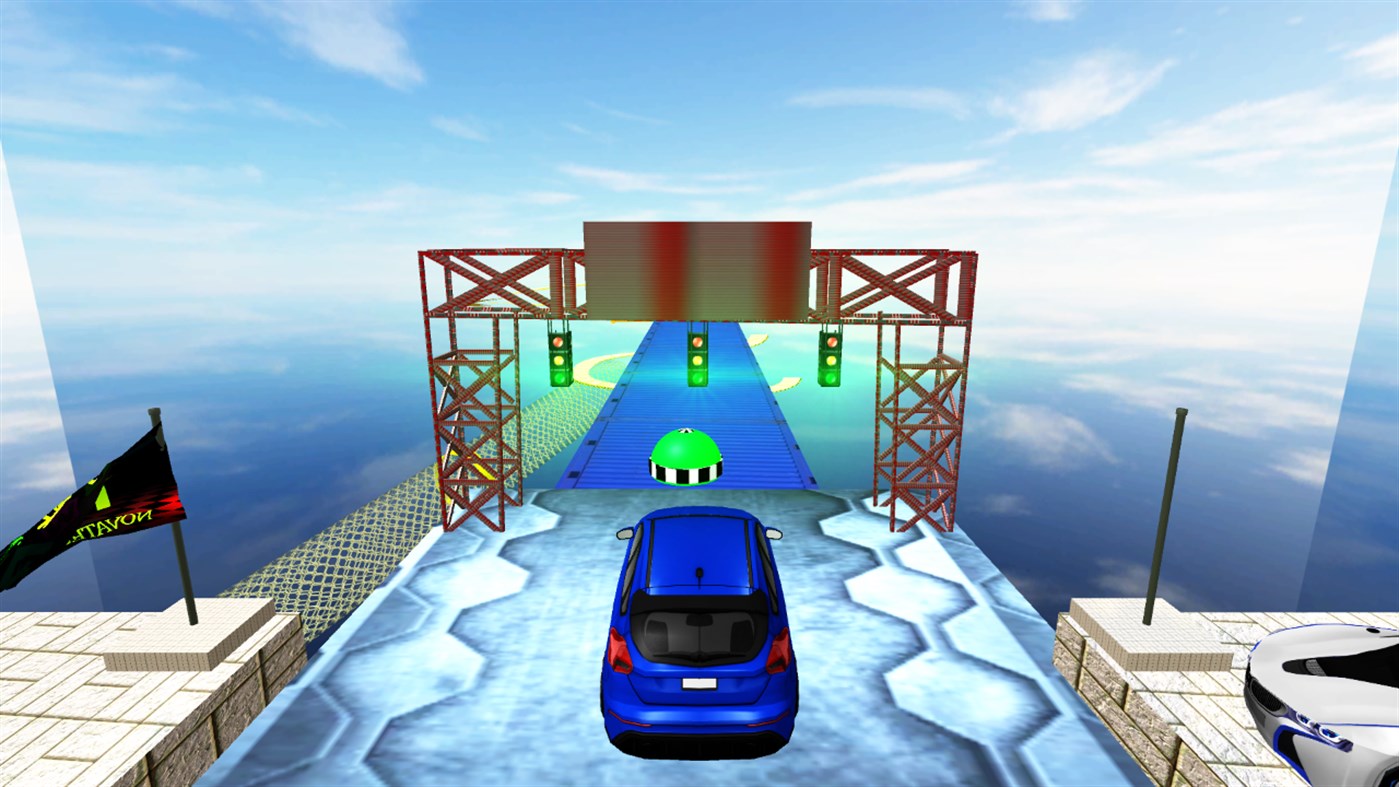 #1. Car Stunt Challenge Race on Air game (Windows) Podle: Khaoula Errami
