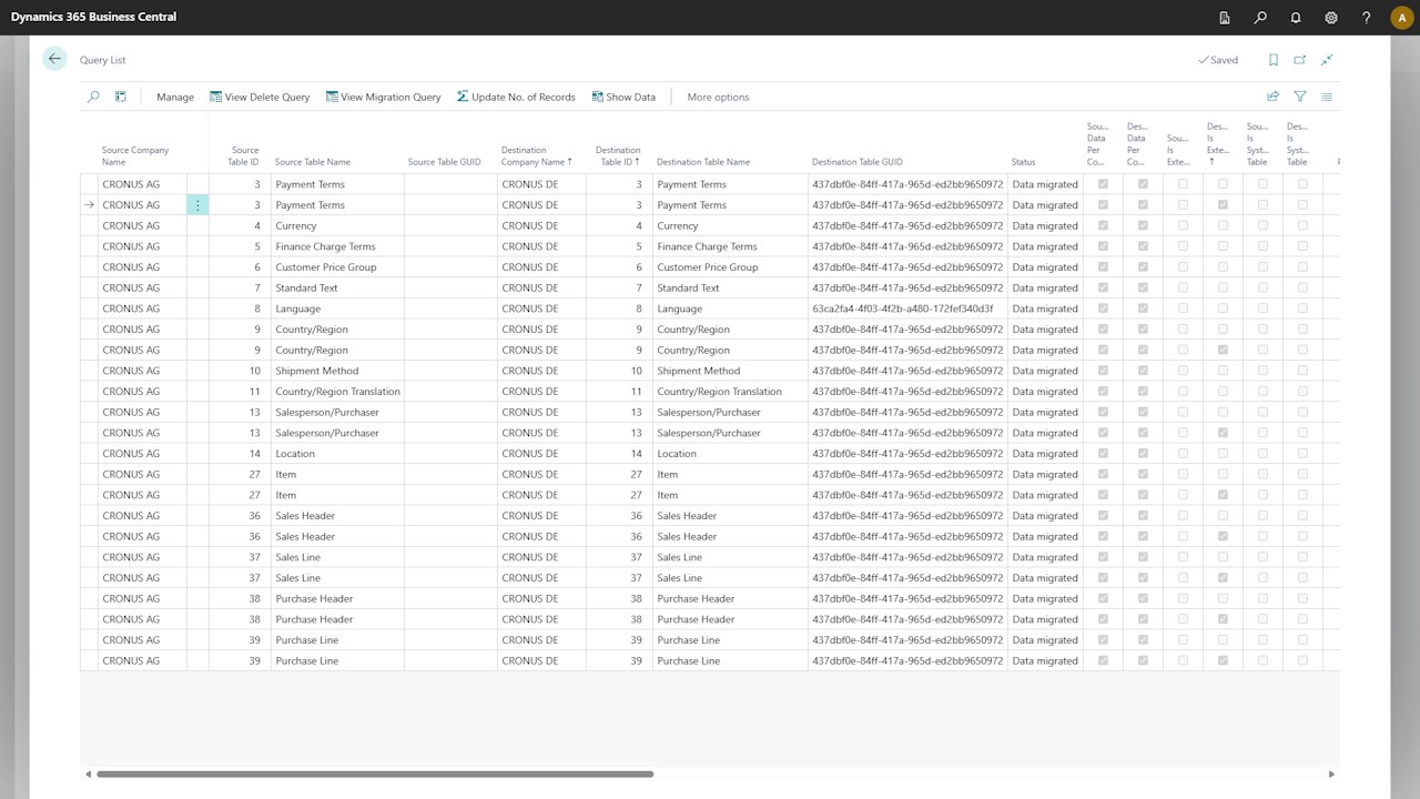 Snapshot 8 of Aident Migration (NAV to BC)