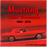 Mustang Sales Brochures 1964-2018