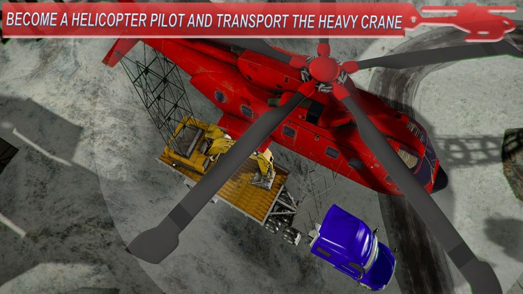 Helicopter Transporter - Heavy Excavator Crane 3D - PC - (Windows)