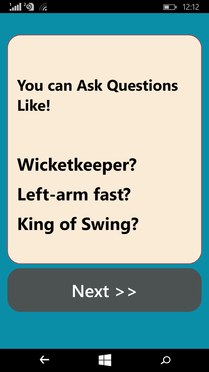 Screenshot 4 Cricket Player Who? windows