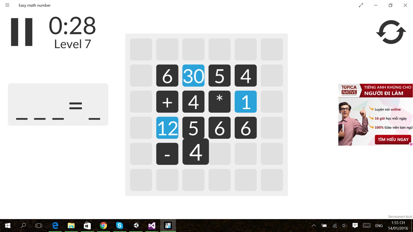 #3. Easy math number (Windows) Bởi: JetSoft Studio