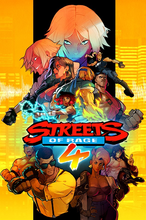 Streets of Rage 4 Xbox Series X|S and Xbox One cover art