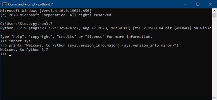 Python 3.7 - PC - (Windows)