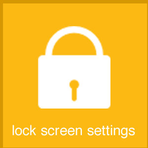 Lockscreen Settings Shortcut