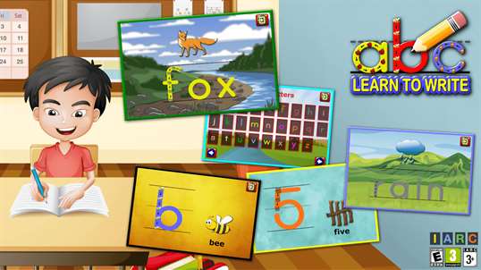 Kids Learn to Write Letters Draw Numbers and Words screenshot 1