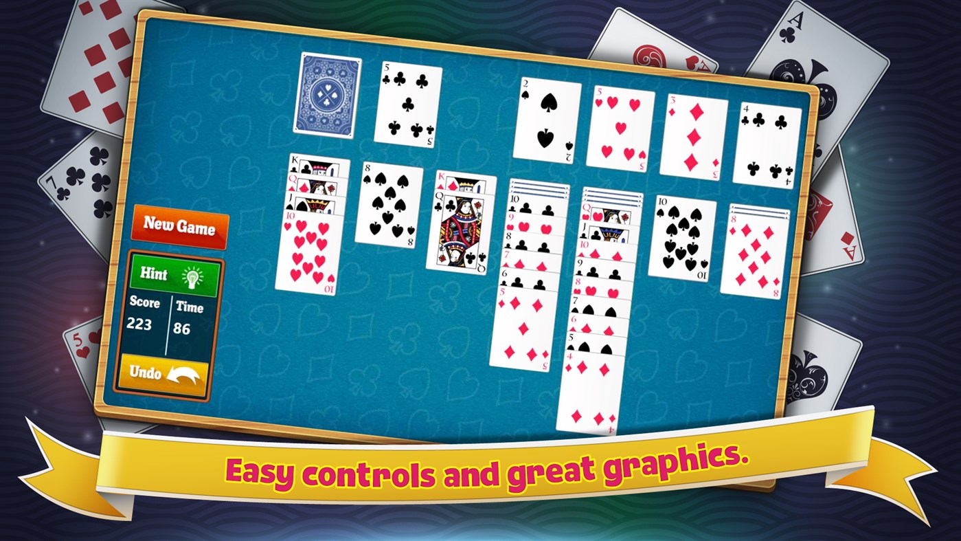 #5. Simple Solitaire (Windows) Bởi: Random Salad Games LLC