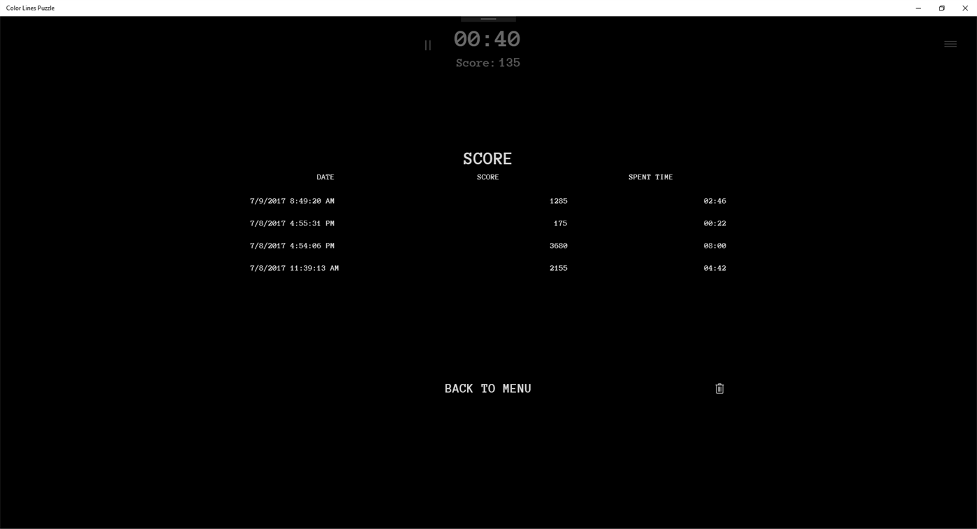 #4. Colour Lines Puzzle (Windows) 由: ITS-Mind