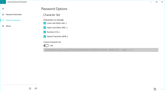 Advanced Password Generator screenshot 2