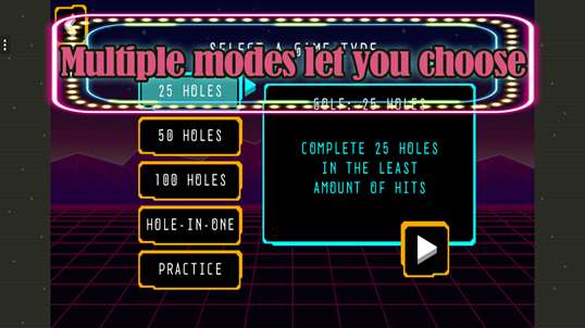 Arcade Golf NEON screenshot 4