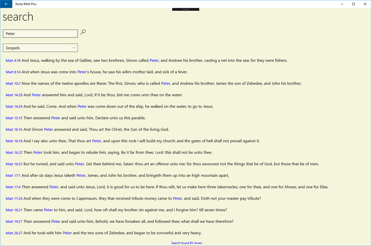 #3. Study Bible Plus (Windows) 来自: Diadochi Software