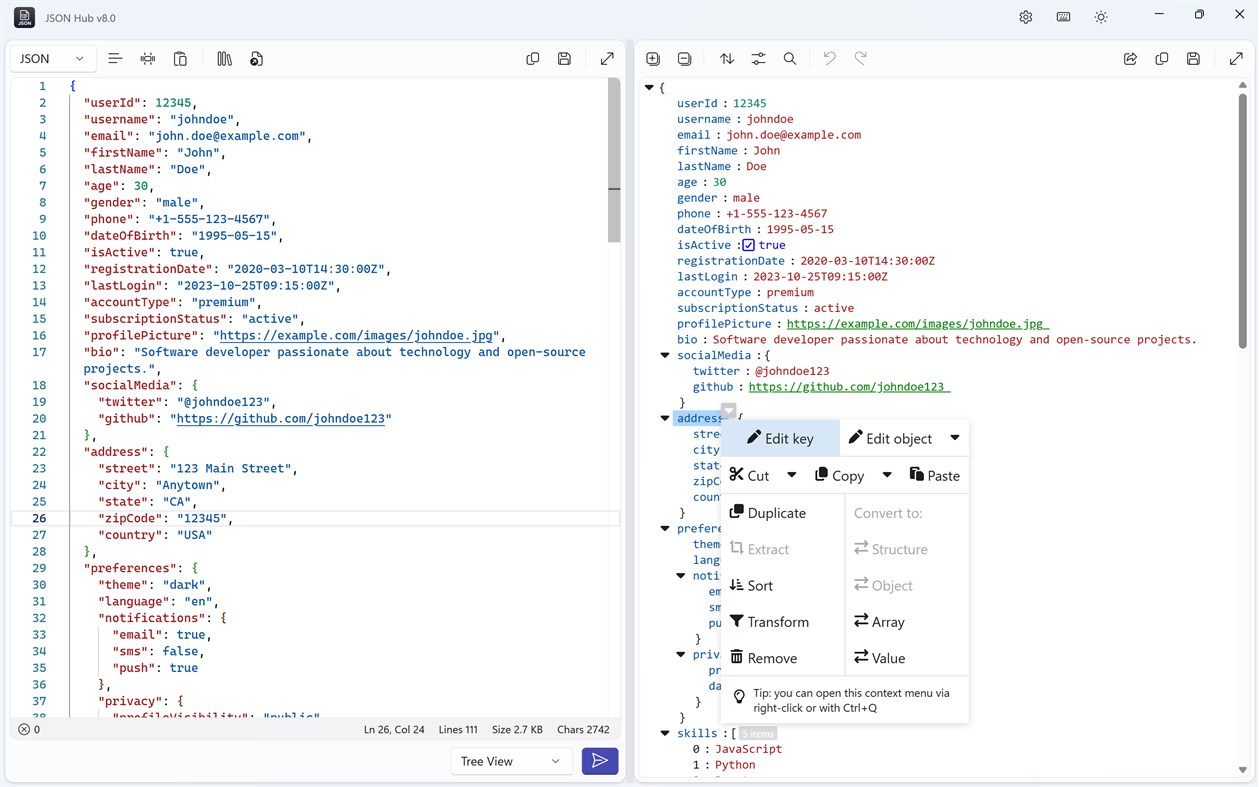 #7. JSON Hub (Windows) Tekijänä: Aadhil RF