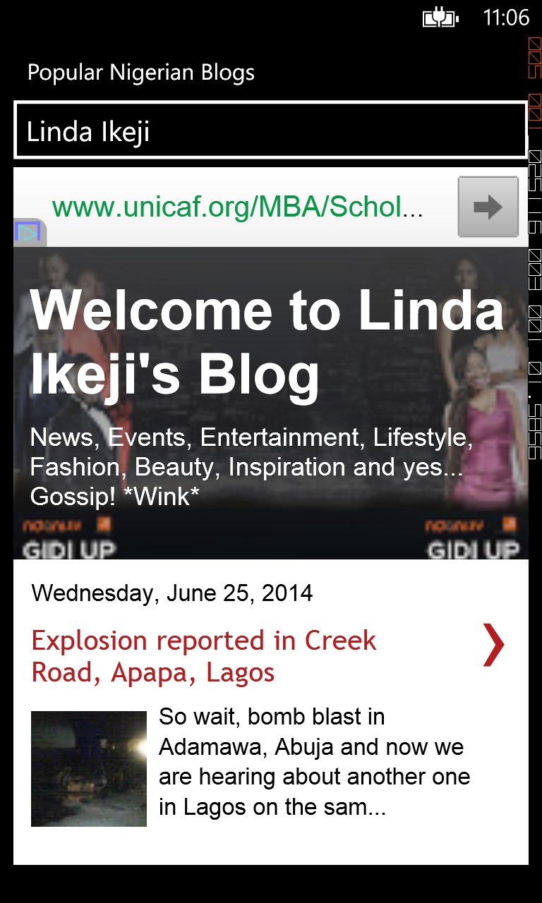 Imágen 1 Popular Nigerian Blogs windows