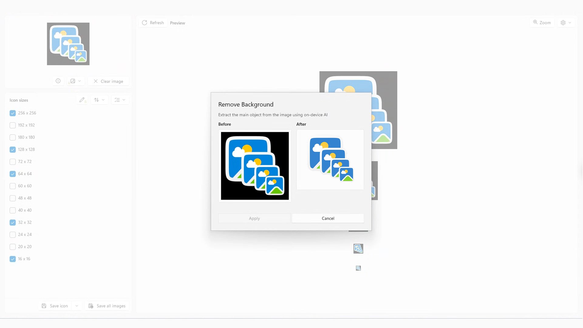 Simple Icon File Maker screenshot