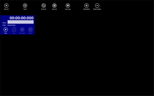 Infinite Stopwatches screenshot 1