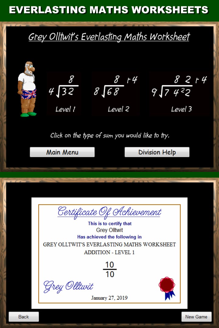 Everlasting Maths Worksheets