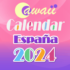 España 2024 Cawaii Calendario Libre!