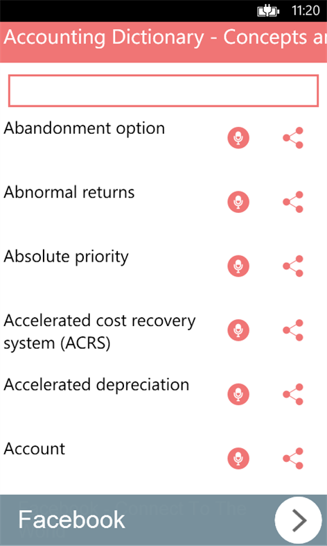 Accounting Dictionary - Concepts and Terms Screenshots 1