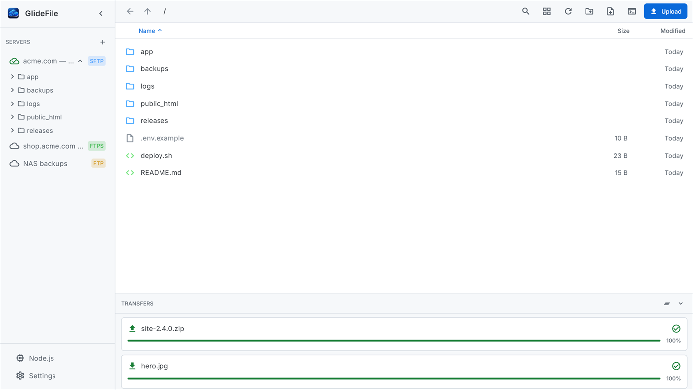 #1. GlideFile (Windows) di: EngageEngine