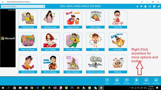 Desi & Filmi Emoji Stickers for Facebook & All SNS screenshot 9