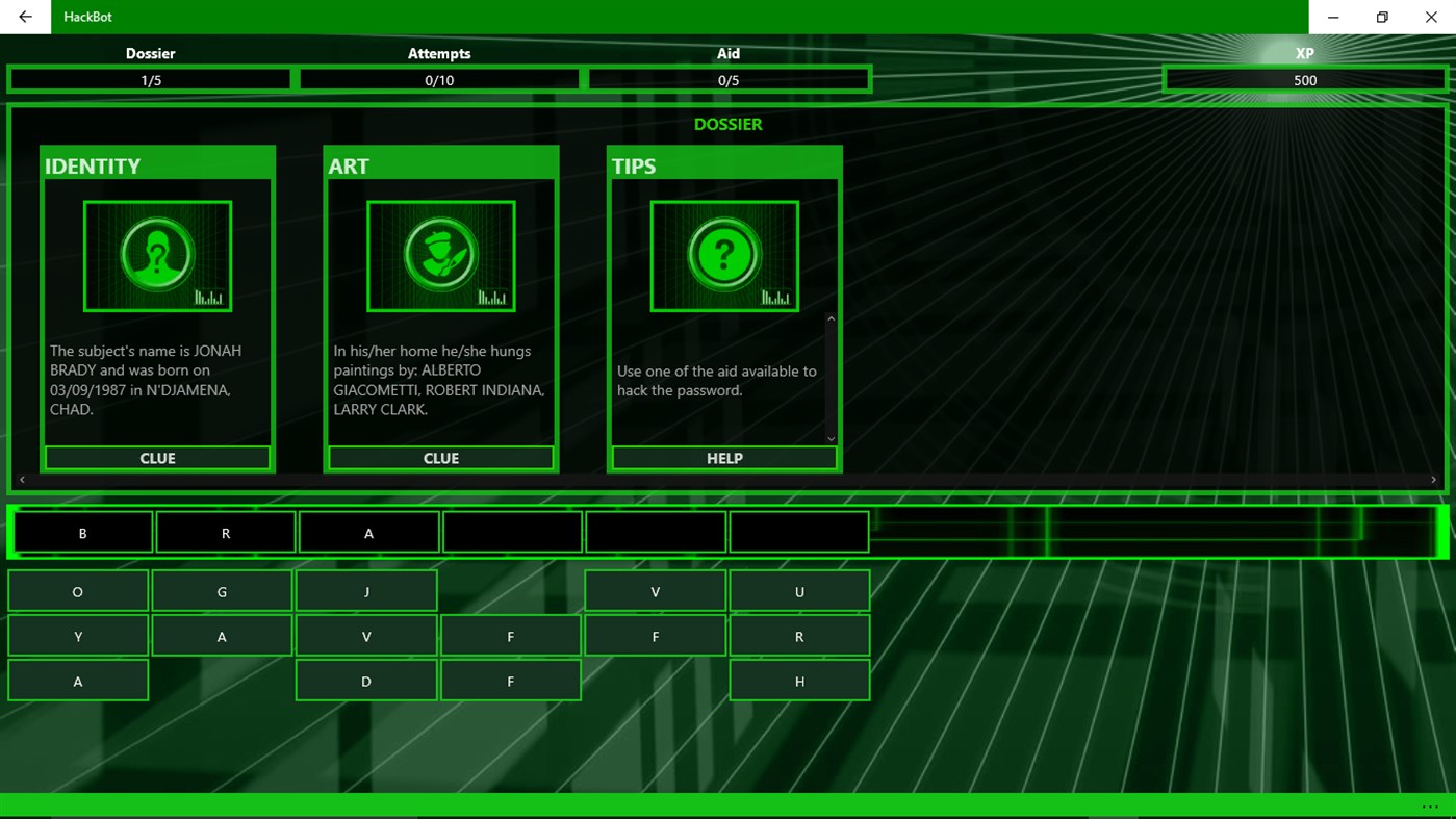 #3. HackBot (Windows) 由: Andrea Testa