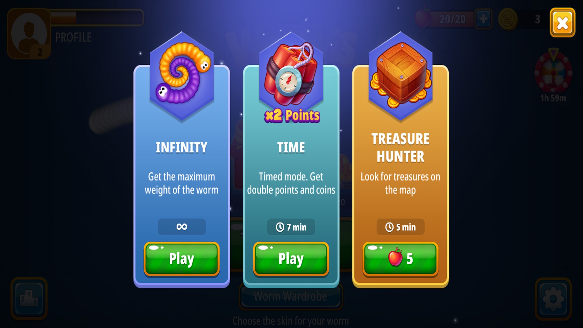 Screenshot 3 Worm Zone A Slithery Snake windows