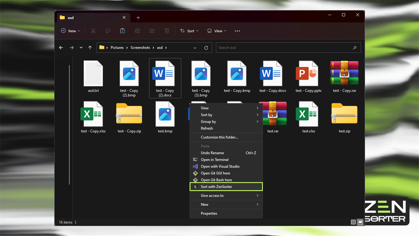 #5. ZenSorter File Organizer (Windows) Av: Robert Capra