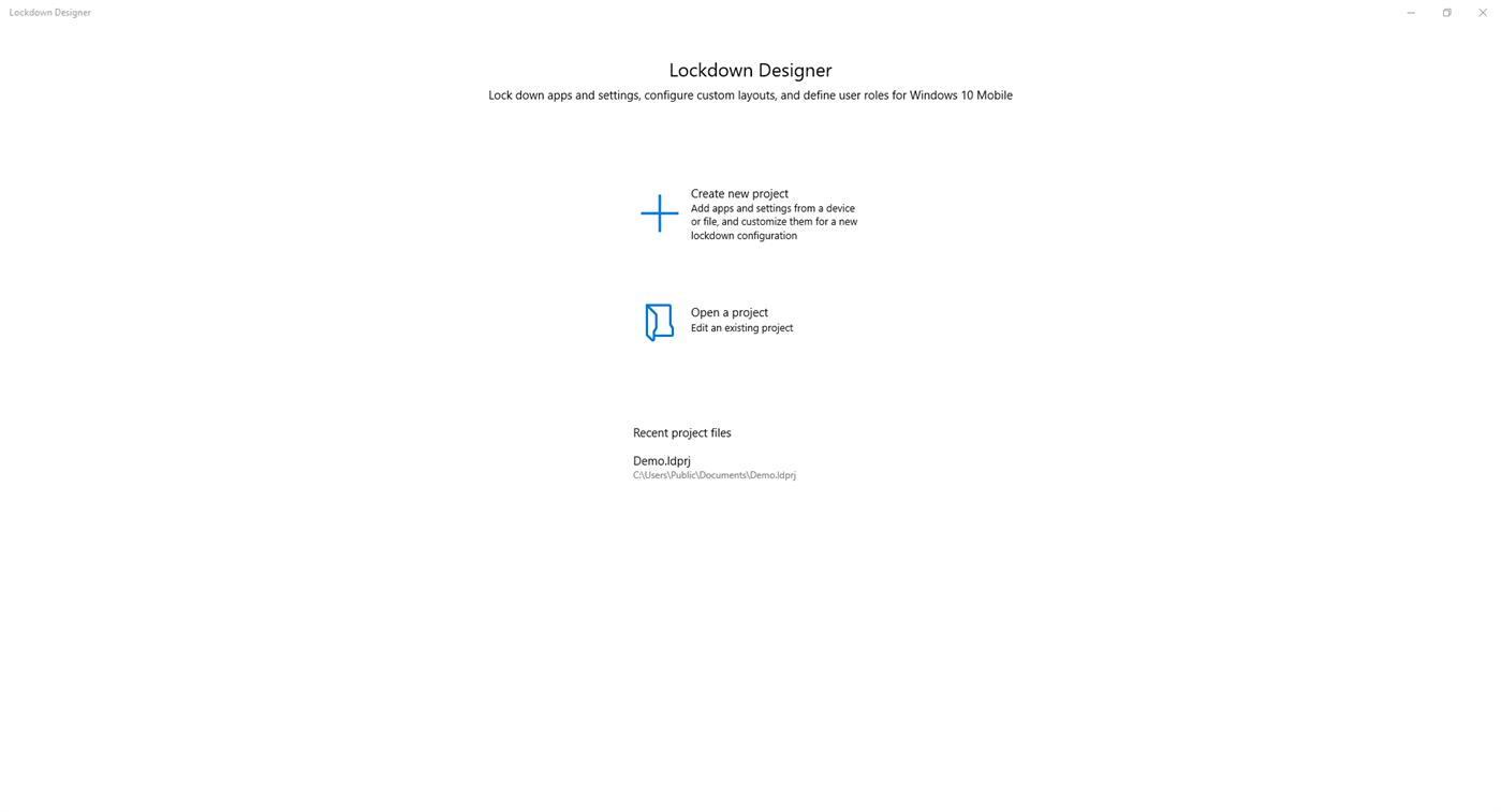 #1. Lockdown Designer (Windows) Podle: Microsoft Corporation