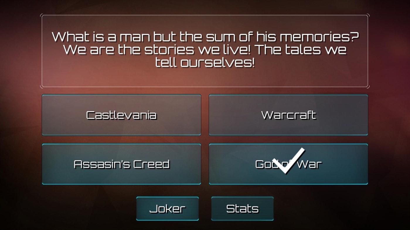 #6. Game Quotes - The Game (Xbox) Podle: DRUNKEN APES