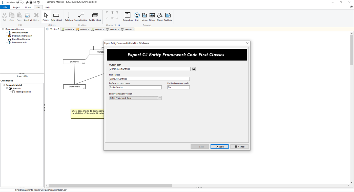 #6. Semanta Modeler (Windows) Door: COAS Software Systems BV