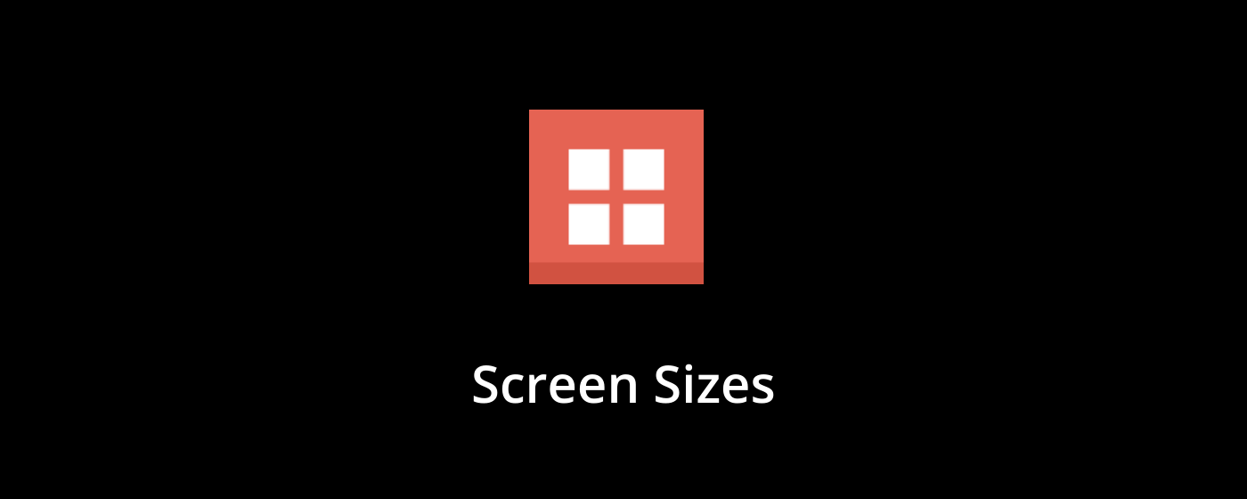 Screen Sizes marquee promo image