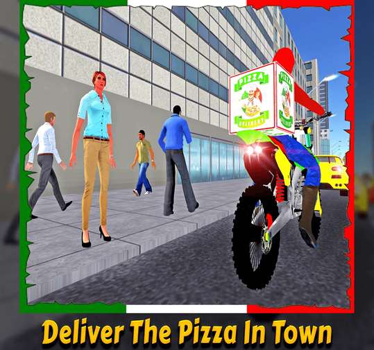 Pizza Moto Bike Delivery 3D screenshot 3