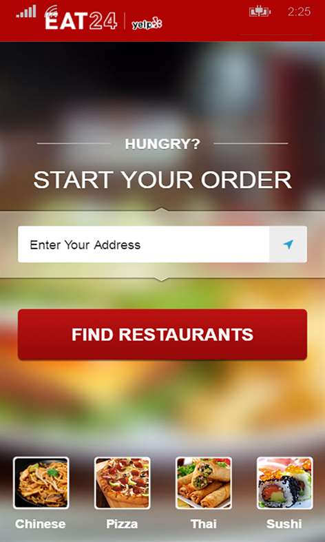 Eat24 - Food Delivery and Takeout Screenshots 1