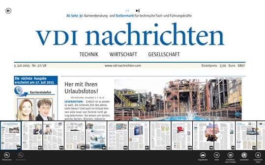 VDI nachrichten E-Paper screenshot 3