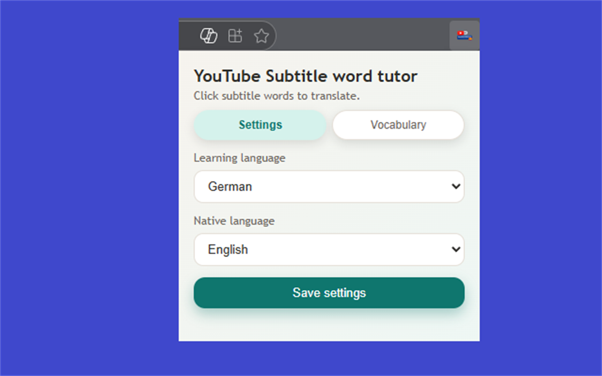 YouTube Subtitle word tutor Stats, Downloads & Safety Check | Chrome-Stats